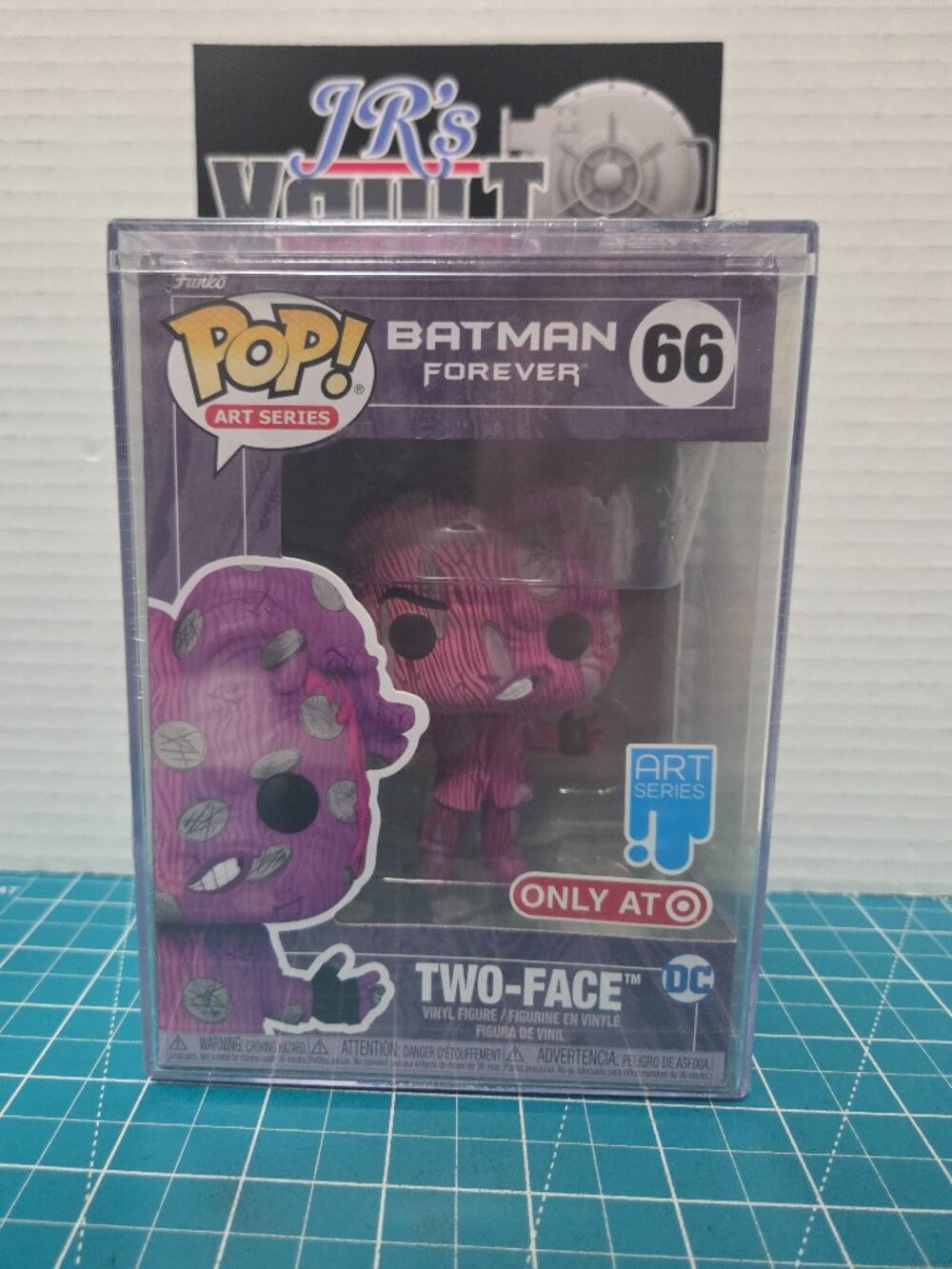 Funko POP Art Series DC Batman Forever Two-Face 66 Figure Sealed Hardshell